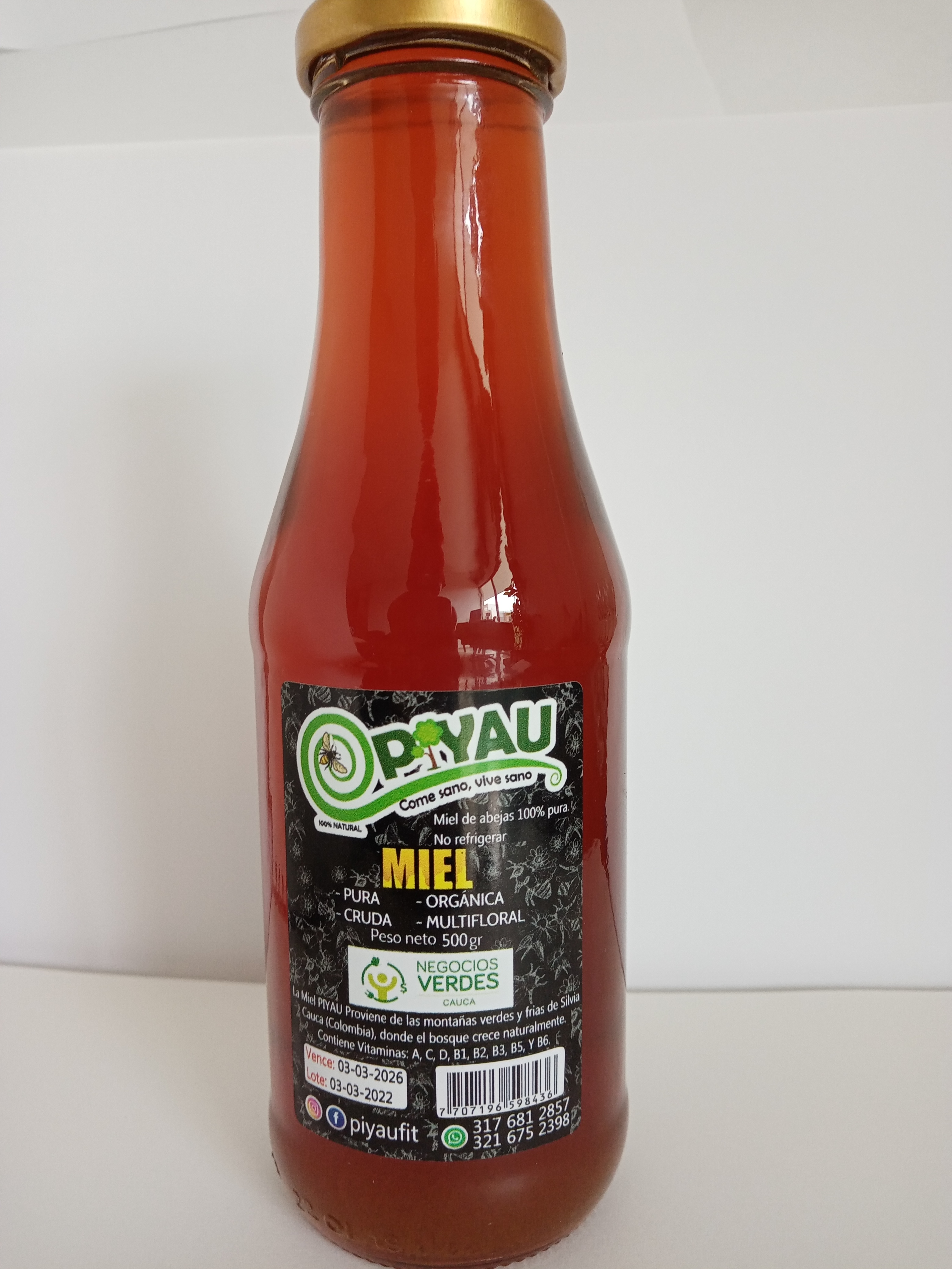 Miel Piyau Tradicional *500G