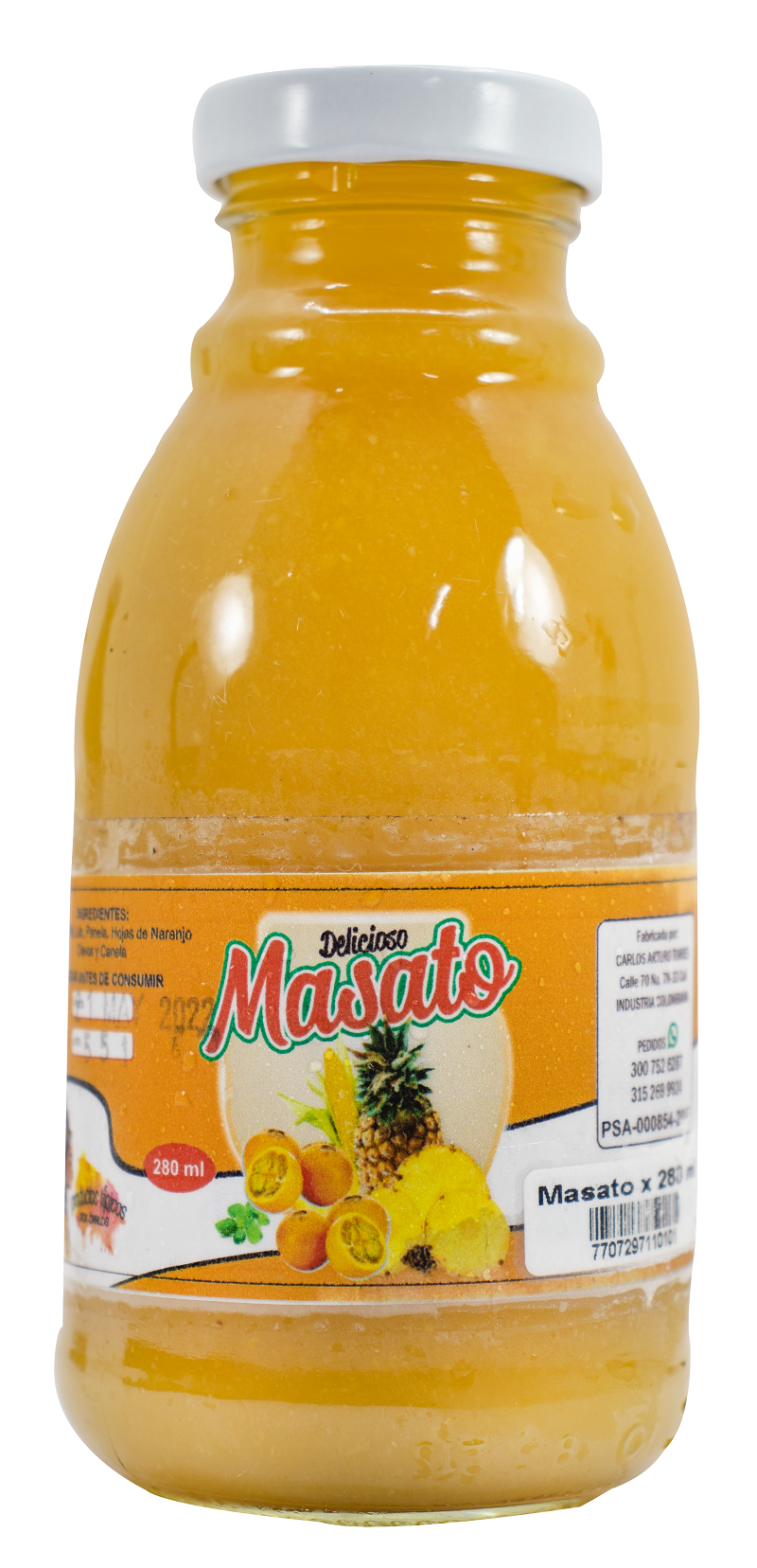 Masato Don Carlos Envase De Vidrio *280Ml
