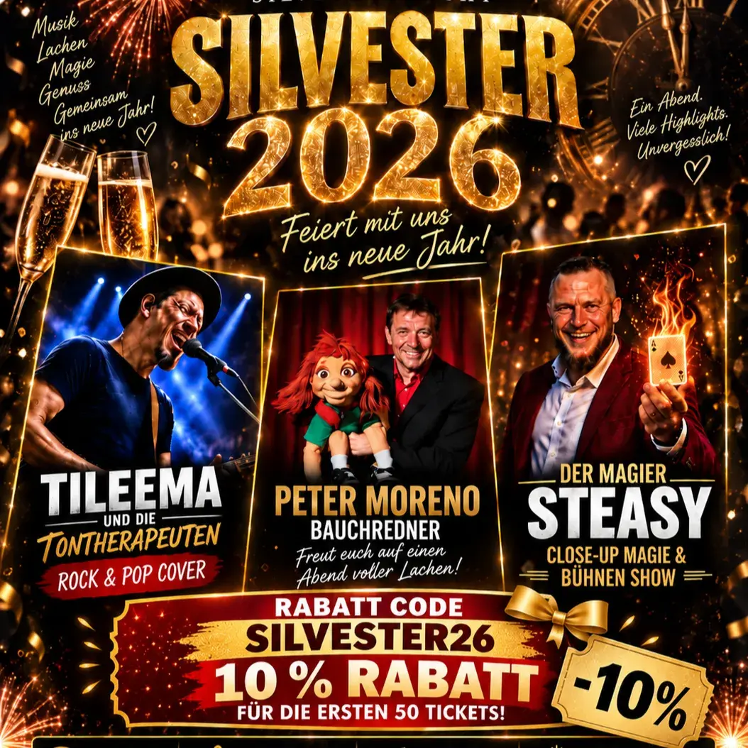 Flyer: Die große All-Inclusive-Silvesternacht 2026