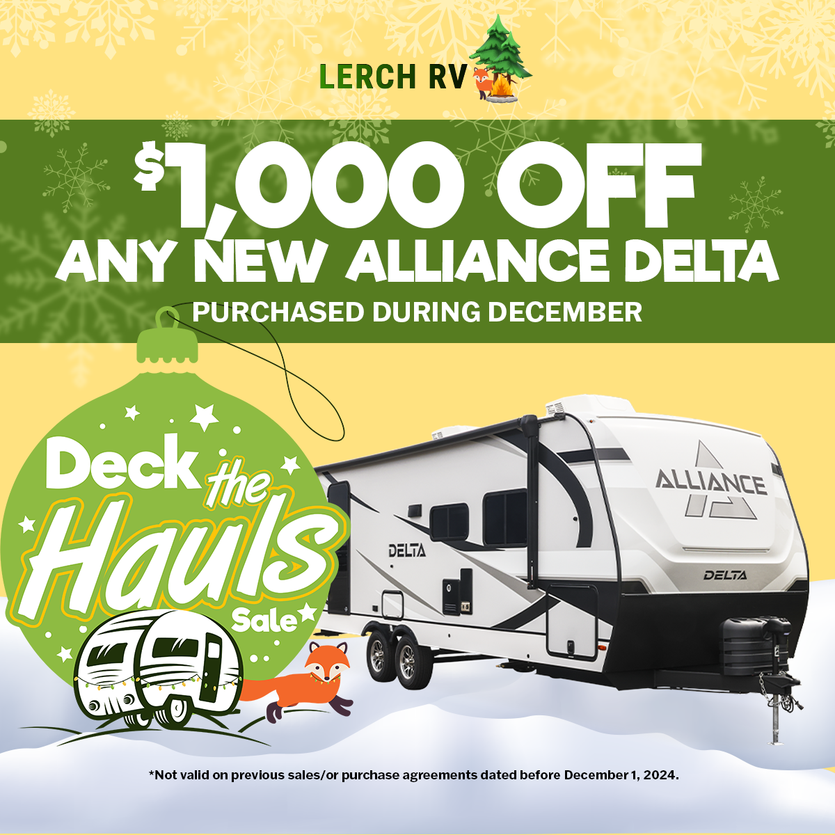 Deck the Hauls Sales Event: Unwrap Unbeatable Deals at Lerch RV! 🎁
