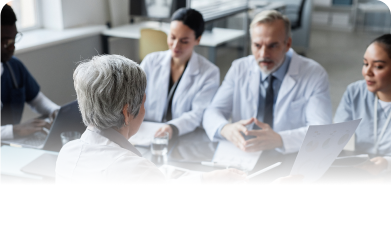 Care team at a management services organization
