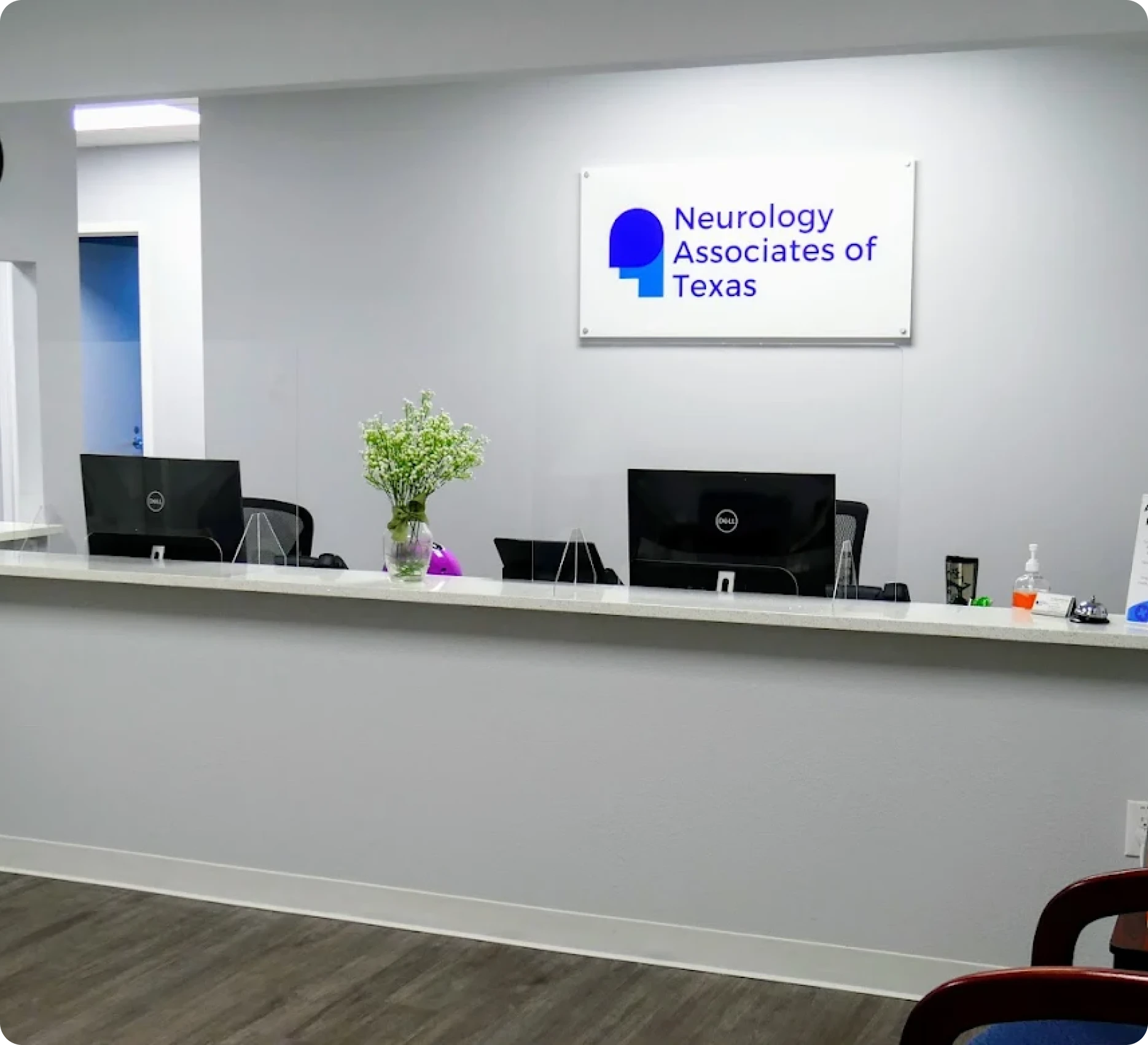 Neurology Associates of Texas reception desk