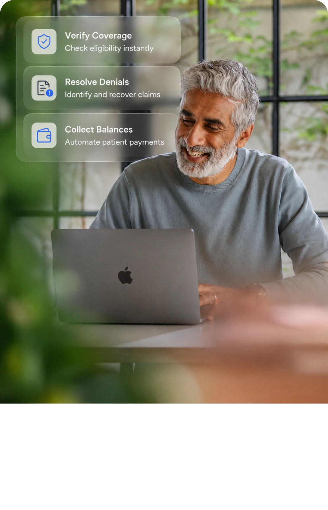 Revenue cycle workflows powered by RCM AI