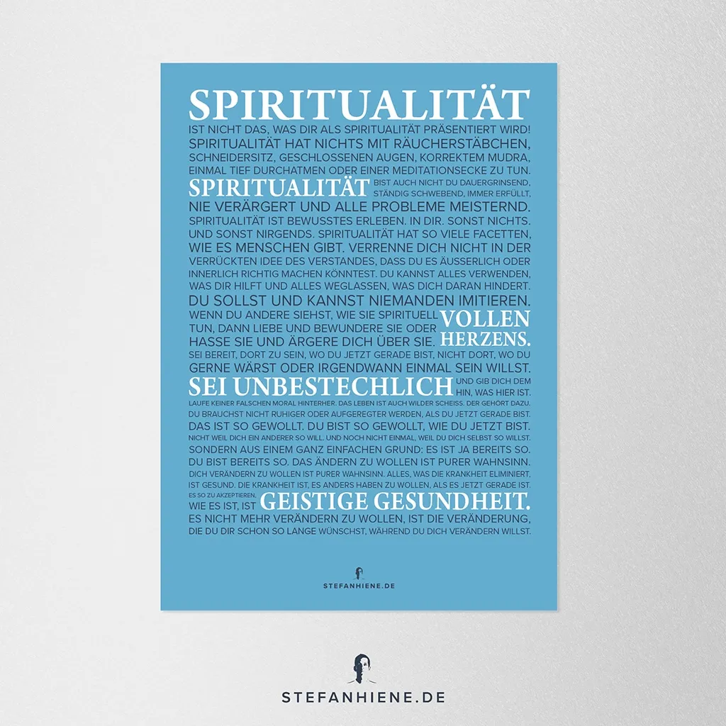 Poster Spiritualität A2