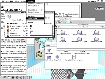 Mac OS 7 GUI