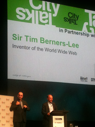 Saw Sir Tim Berners-Lee live
