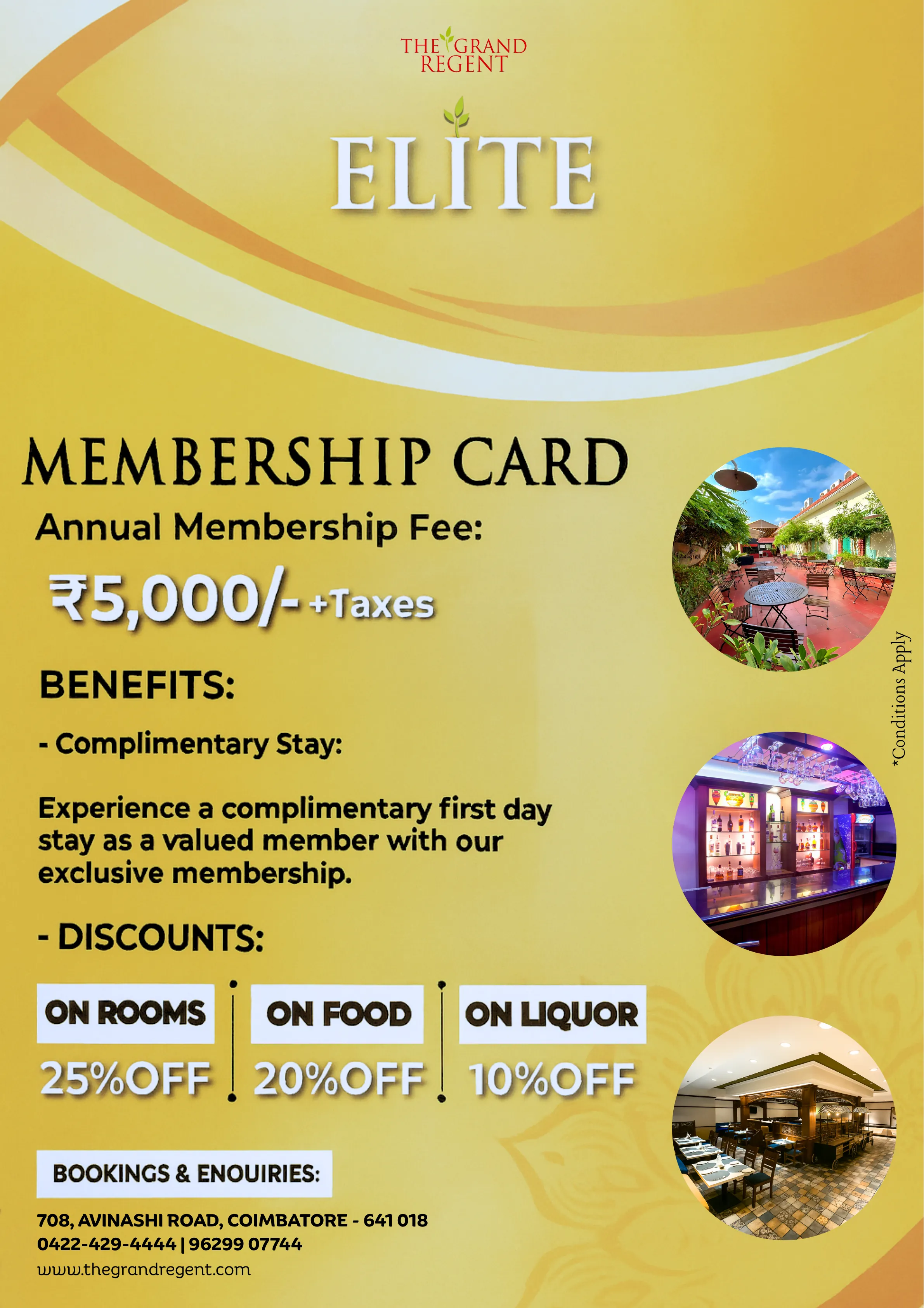 Elite membership card mobile