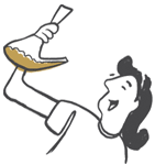 gif of character pouring porron