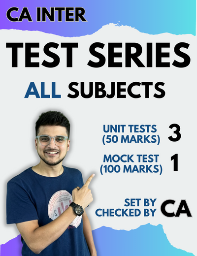 CA Inter Test Series | Amit Mahajan