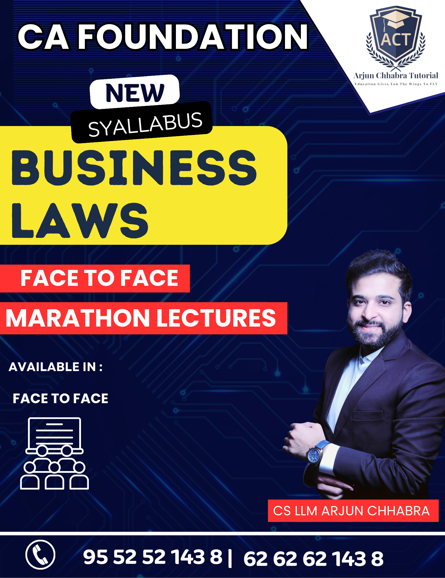 CA / CMA Foundation Inter Lectures - Arjun Chhabra Tutorials | Arjun ...
