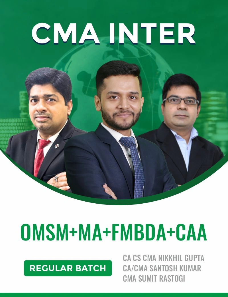 COMBO (OMSM+MA+FMBDA+CAA) By CA CS CMA NIKKHIL GUPTA , CA/CMA SANTOSH KUMAR , CMA SUMIT RASTOGI