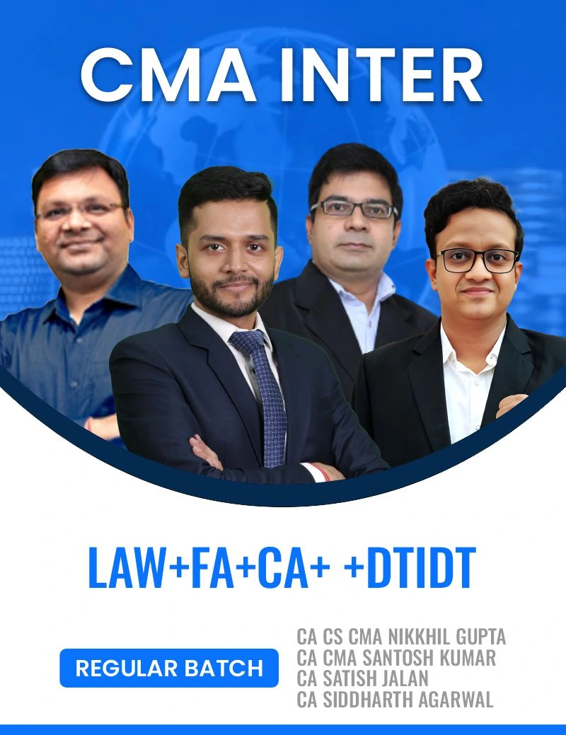 COMBO [DTIDT+ Law+ FA+ Cost] CA CS CMA NIKKHIL GUPTA , CA SIDDHARTH AGARWAL, ,CA CMA SANTOSH KUMAR ,CA SATISH JALAN