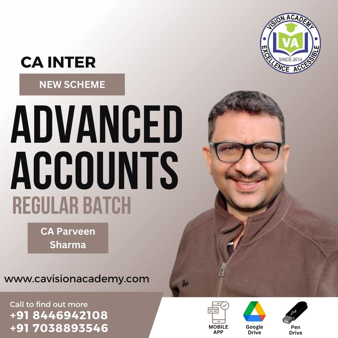 CA Inter Advanced Accounts Full Course By CA Parveen Sharma