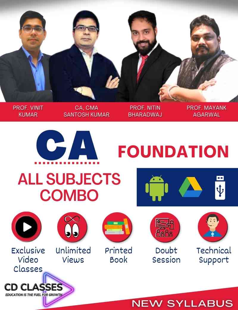 CA Foundation All Subjects Combo New Syllabus