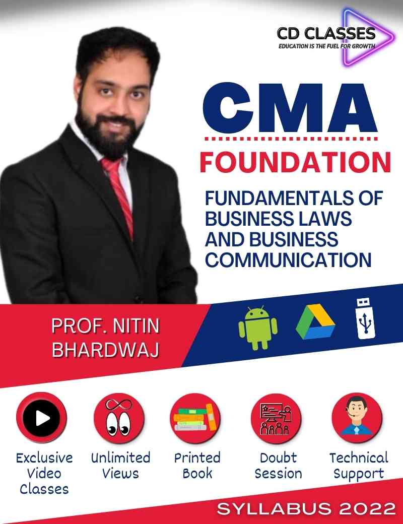 CMA Foundation Fundamentals of Business Laws and Business Communication (FBLC)