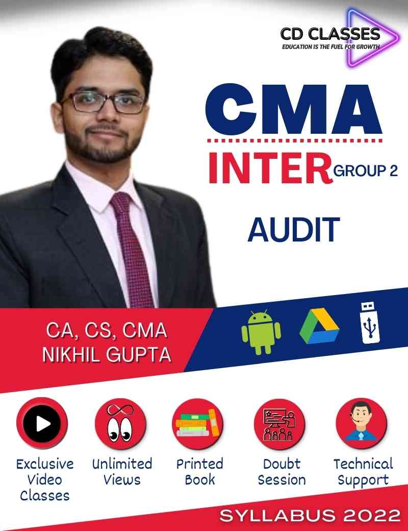 CMA Inter Group 2 Audit New Syllabus 2022