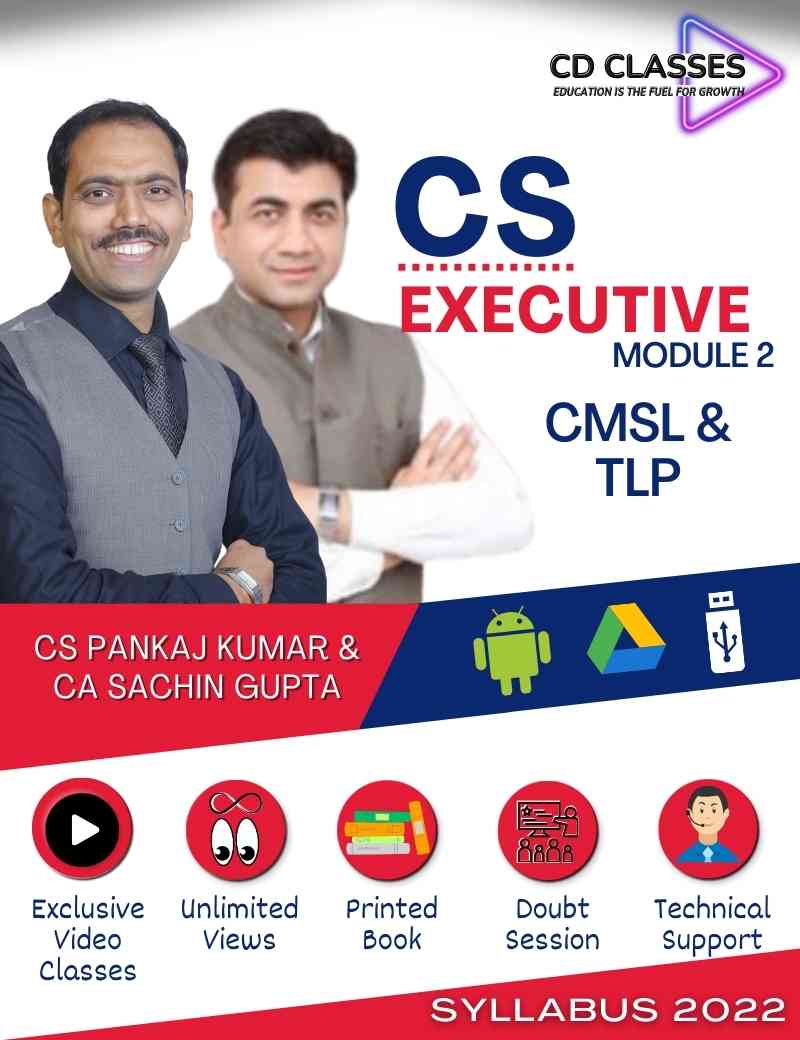 CS Executive Module 2 Combo CMSL & TLP New Syllabus 2022