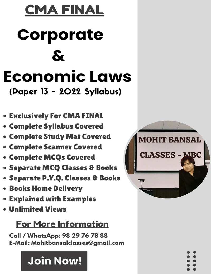CMA Final - Corporate & Economic Laws (P.13)
