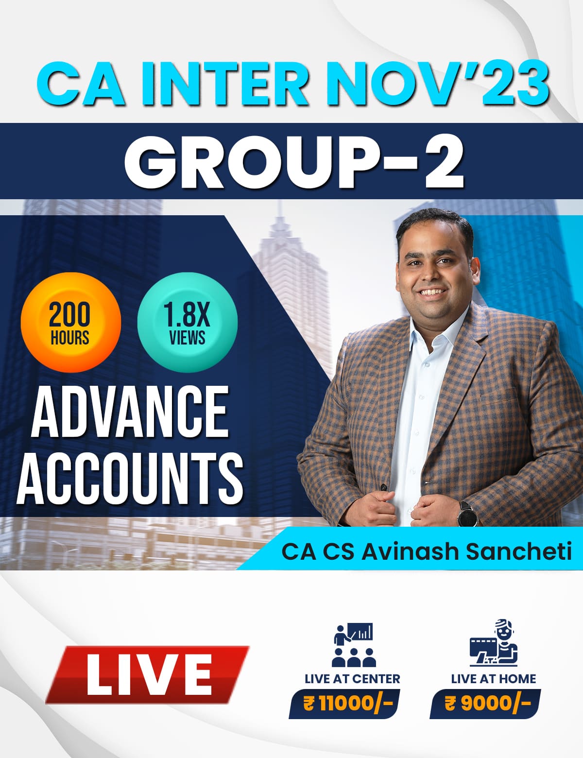 CA Inter Advanced Accounting Live Batch Nov #39 23 Navin Classes CA Inter Advanced Accounting Live Batch Nov #39 23 Navin Classes