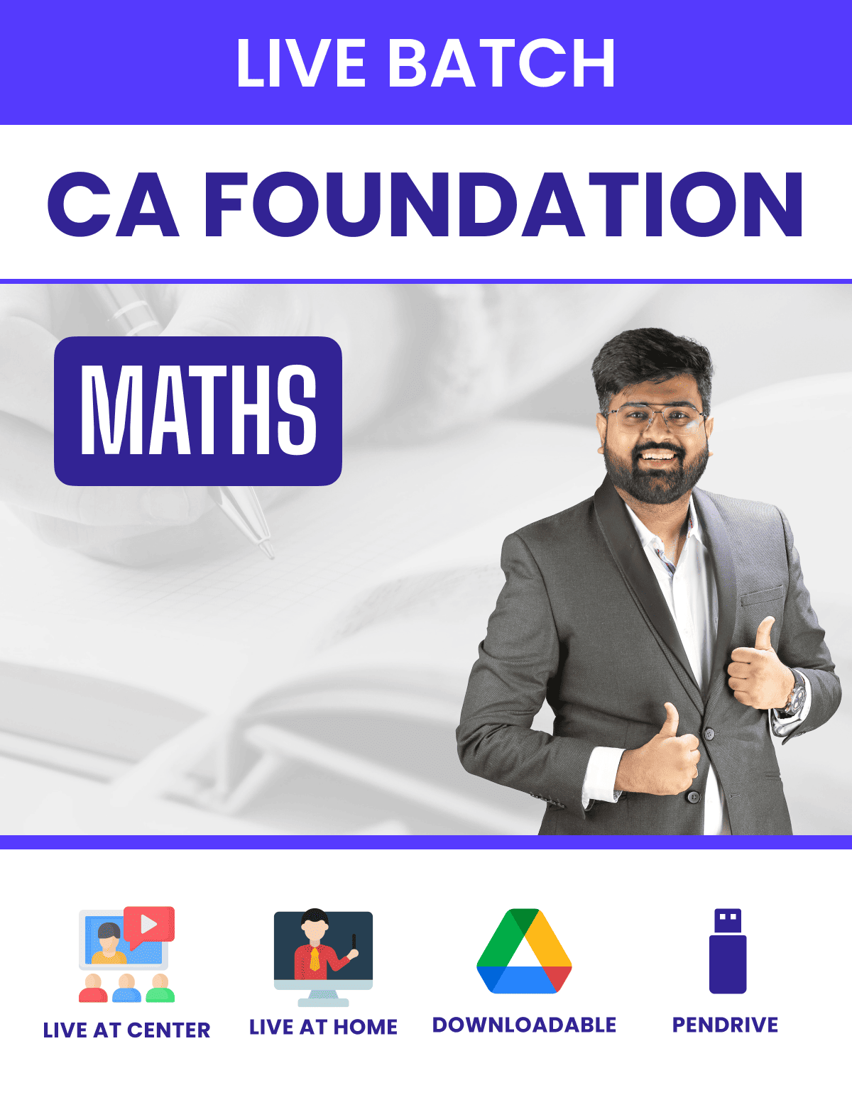 CA Foundation Math, Stats & LR (Q.A)