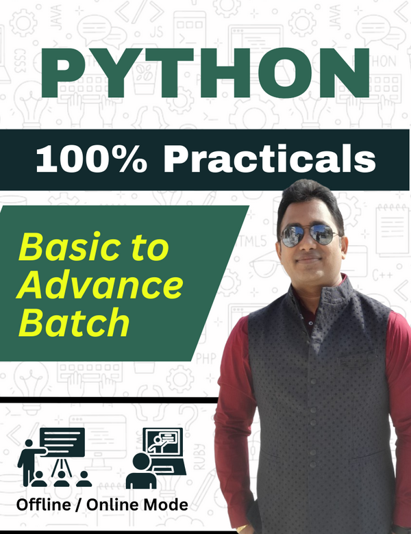 Python Programming (Basic to Advance) : Offline / Live Online Mode ...