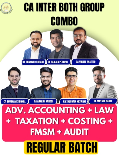 CA Inter Both Group Combo (Regular Batch) SS&BB&VB&AK&SK
