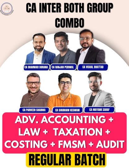 CA Inter Both Group Combo (Regular Batch) MS