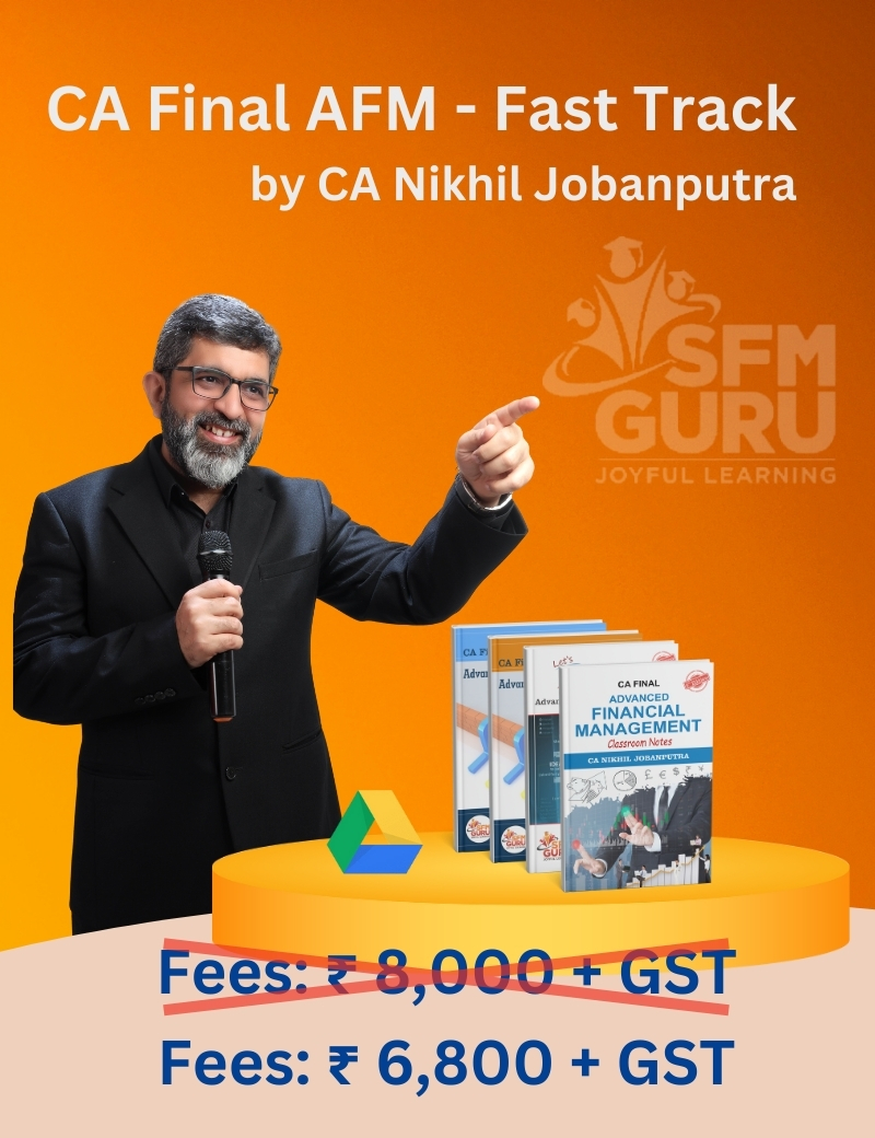 CA Final AFM Fast Track With Printed Books