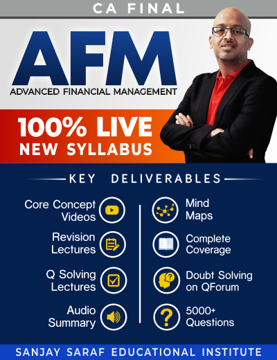 CA Final AFM (New Syllabus) Live Batch Image 2