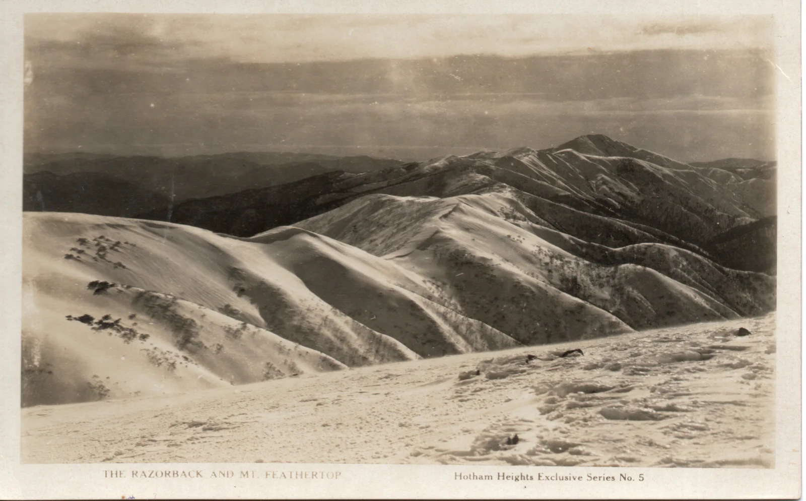 The Razorback and Mt Feathertop
