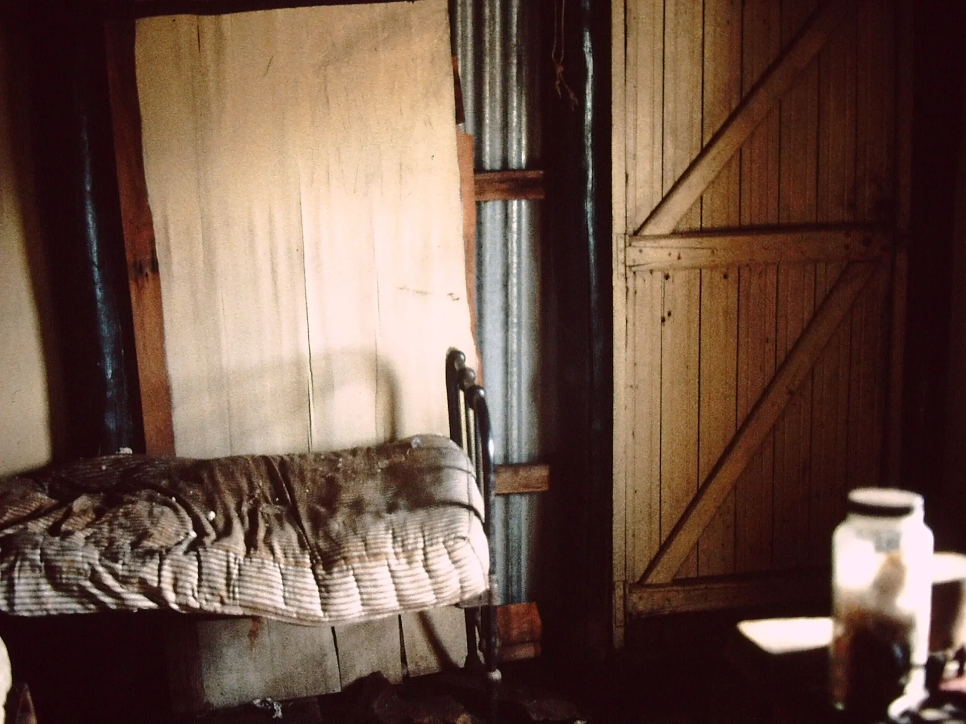 Bed and door