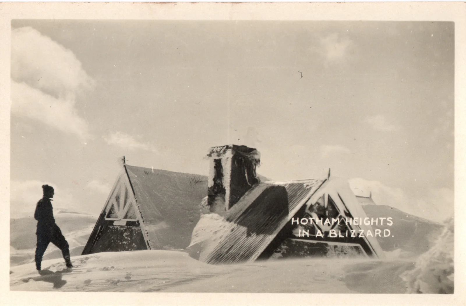 Hotham Heights in a blizzard