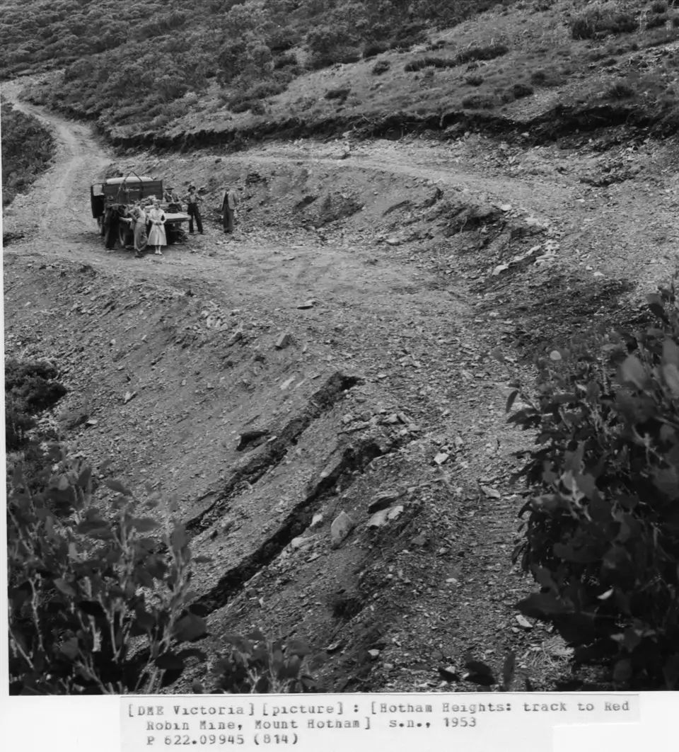 Track to Red Robin Mine 1953