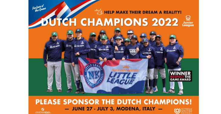 EK Little League voor de Rotterdamse Kampioenen!