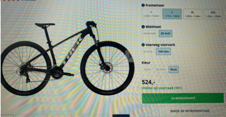 Gestolen fiets