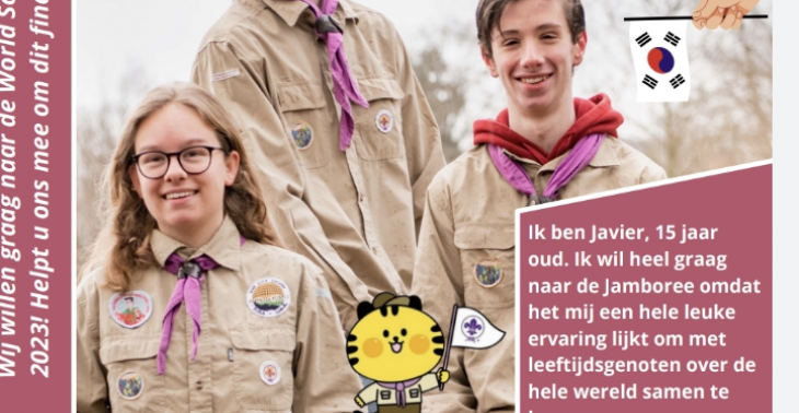 De world scout Jamboree Zuid-Korea 2023