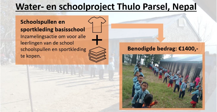 Schoolproject Thulo Parsel, Nepal