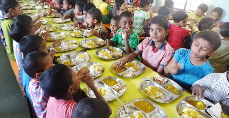 Nav-Jeevan school en hostel voor straatkinderen in Nagpur India