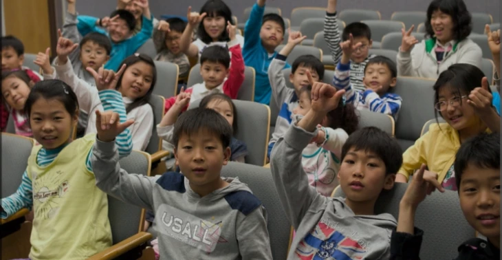 Voor weeskindjes uit Korea