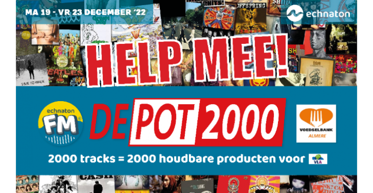 &#039;De Pot 2000&#039; voor Voedselbank Almere