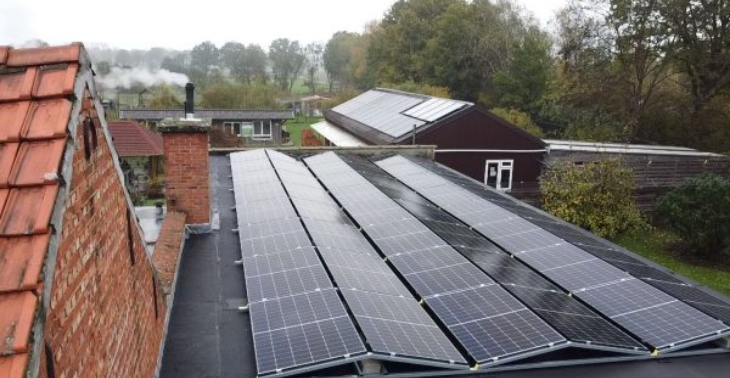 Sponsoring kosten zonnepanelen voor dierenasiel vzw het Dierenthuisje