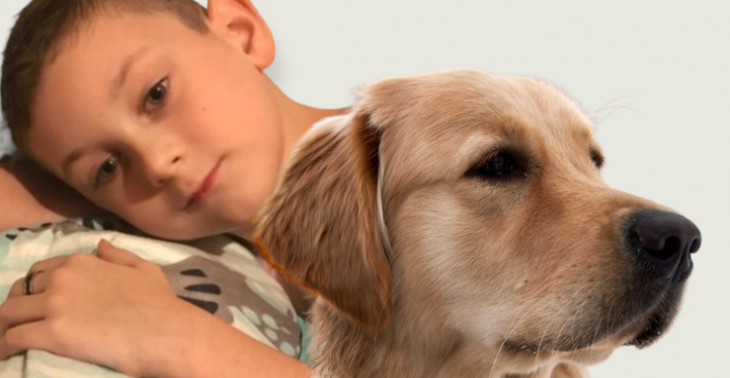 Autismegeleide hond voor zoon met autisme