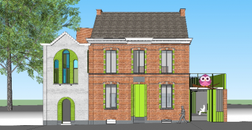 Verbouwing parochiehuis tot school