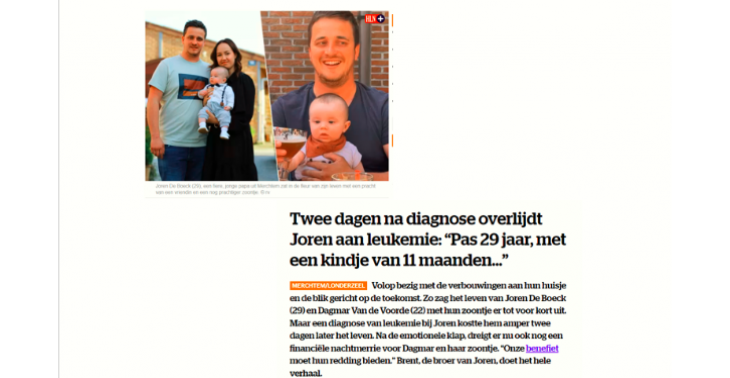 dringend financiële hulp: kindje 1 jaar moet successierechten betalen!