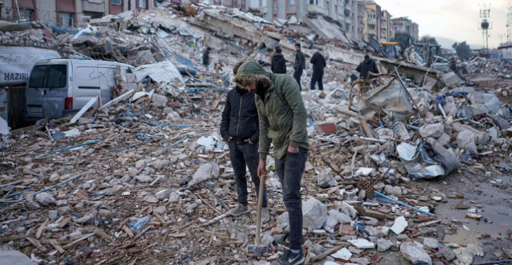 Erdbeben in der TÜRKEI, SYRIEN und im KURDISCHEN GEBIET.