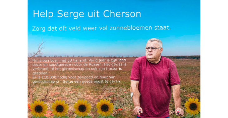 Help Serge uit Cherson