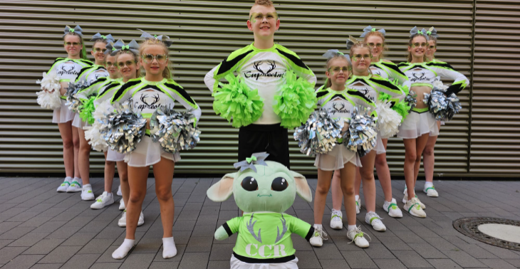 Kostüme Cheerleader Grün-Weiß Rehfelde 