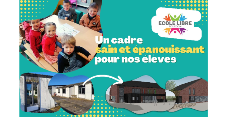 Un nouveau bâtiment pour l&#039;Ecole Libre de Bourdon