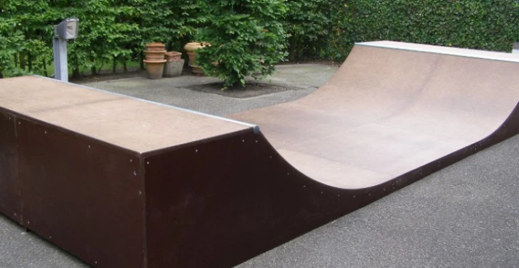 Skatepark in tuin