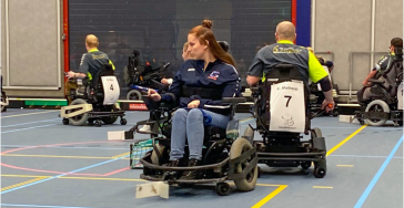 Zonder Powerchair Hockey Sportrolstoel, Geen Nationaal Team Voor Dijana